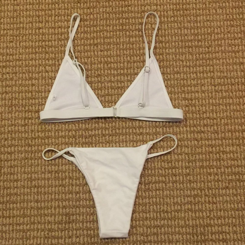 White String Bikini Small - Picture 7 of 7
